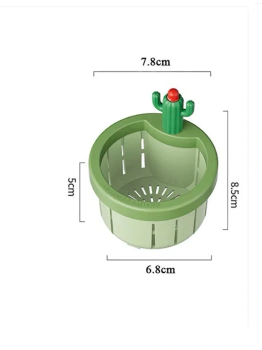 Cactus Sink Strainer - Green